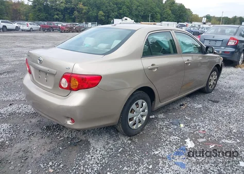 2009 Toyota Corolla Le from USA, damaged, VIN 1NXBU40E49Z114486